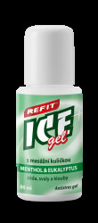 Refit Ice Masážní gel s mentholem a ekualyptem roll–on 80 g