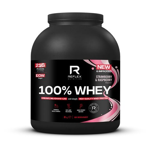 Reflex Nutrition 100% Whey Protein jahoda a malina 2 kg