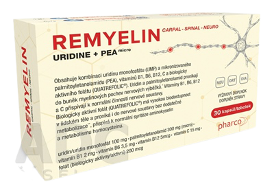 REMYELIN Uridine+PEA+vitamíny B a C 30 kapsúl