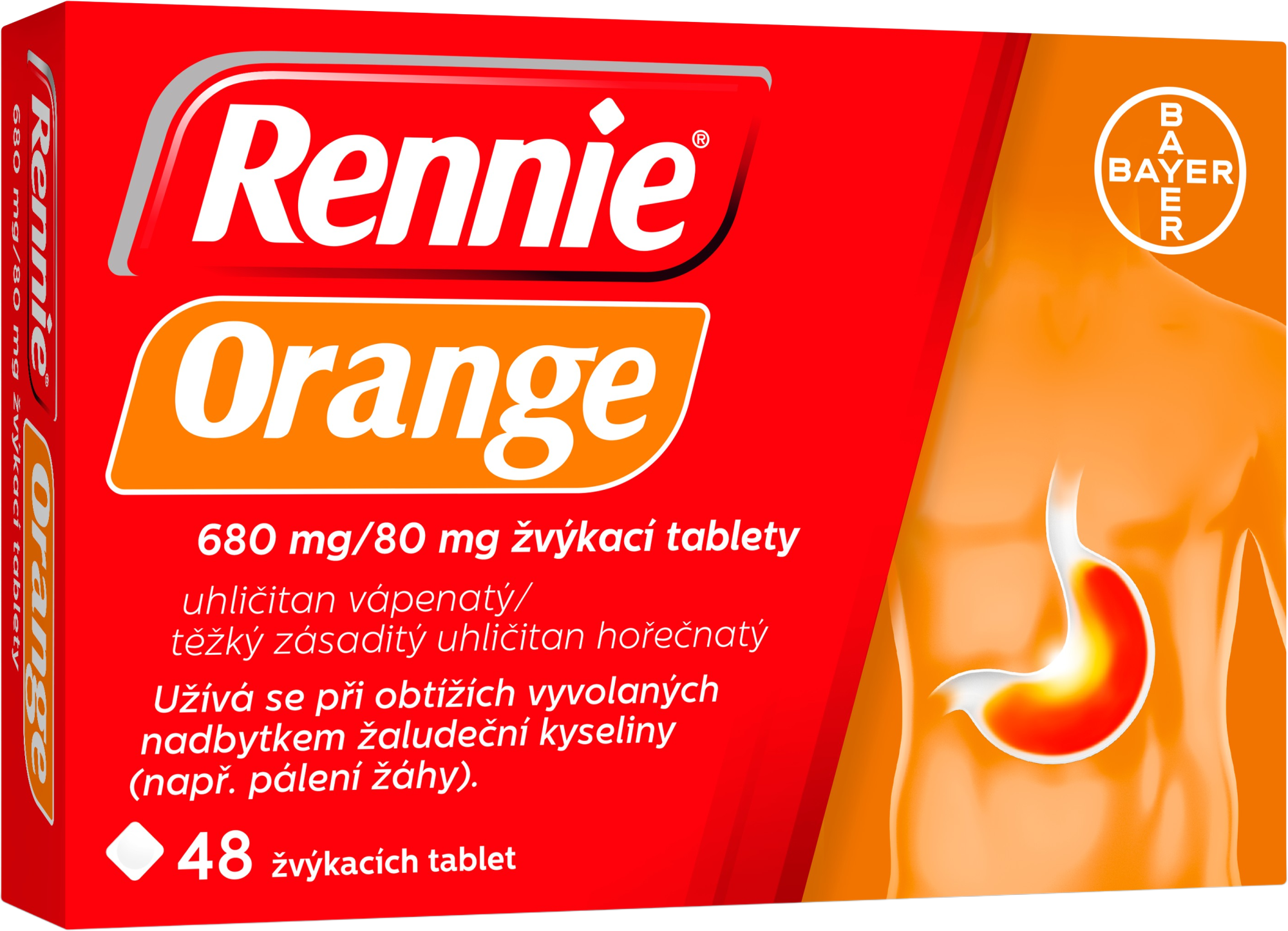 RENNIE Orange 48 tablet