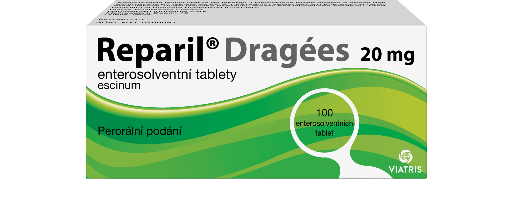 REPARIL -Dragées 20 mg 100 tablet