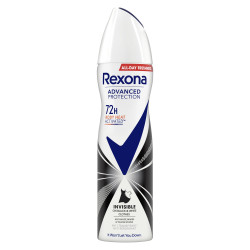 REXONA Invisible Black & White 72H Antiperspirant sprej 150 ml