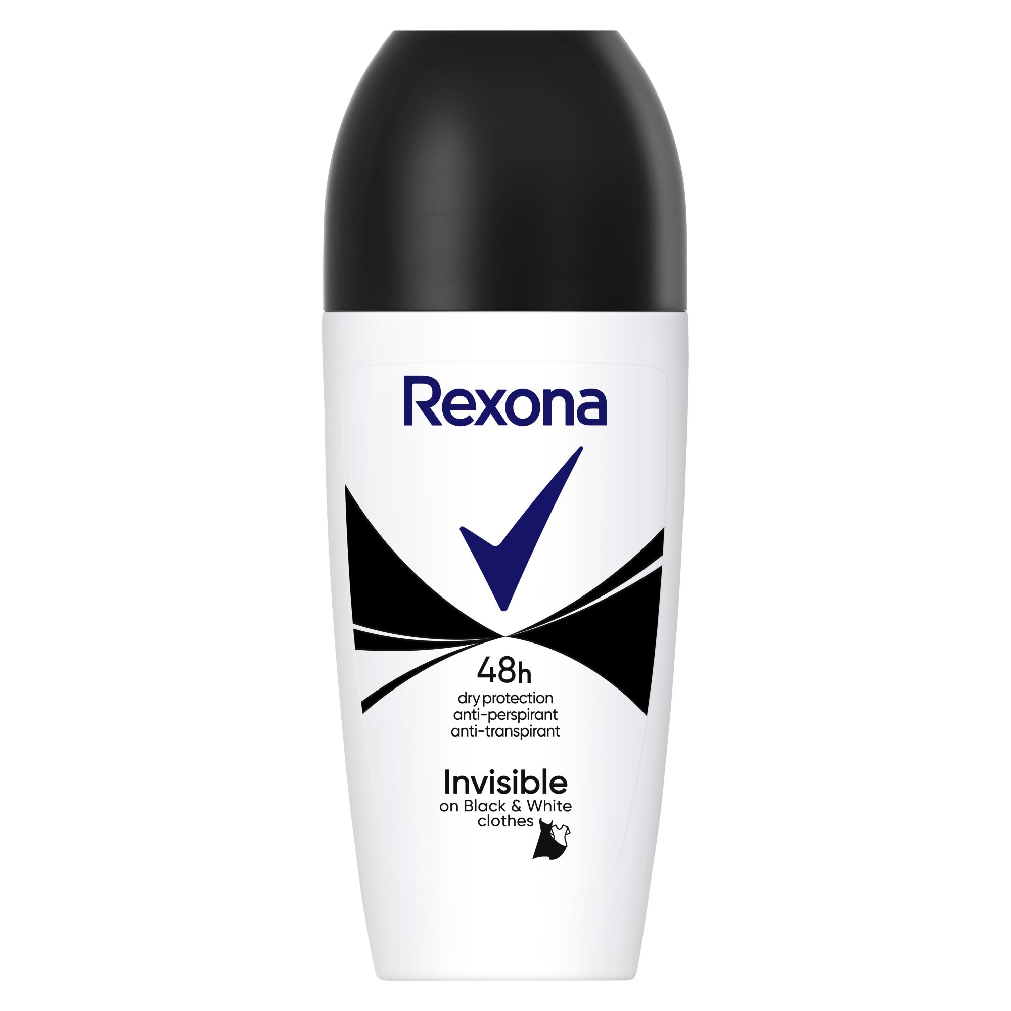 REXONA Invisible Black + White Roll-on 50 ml