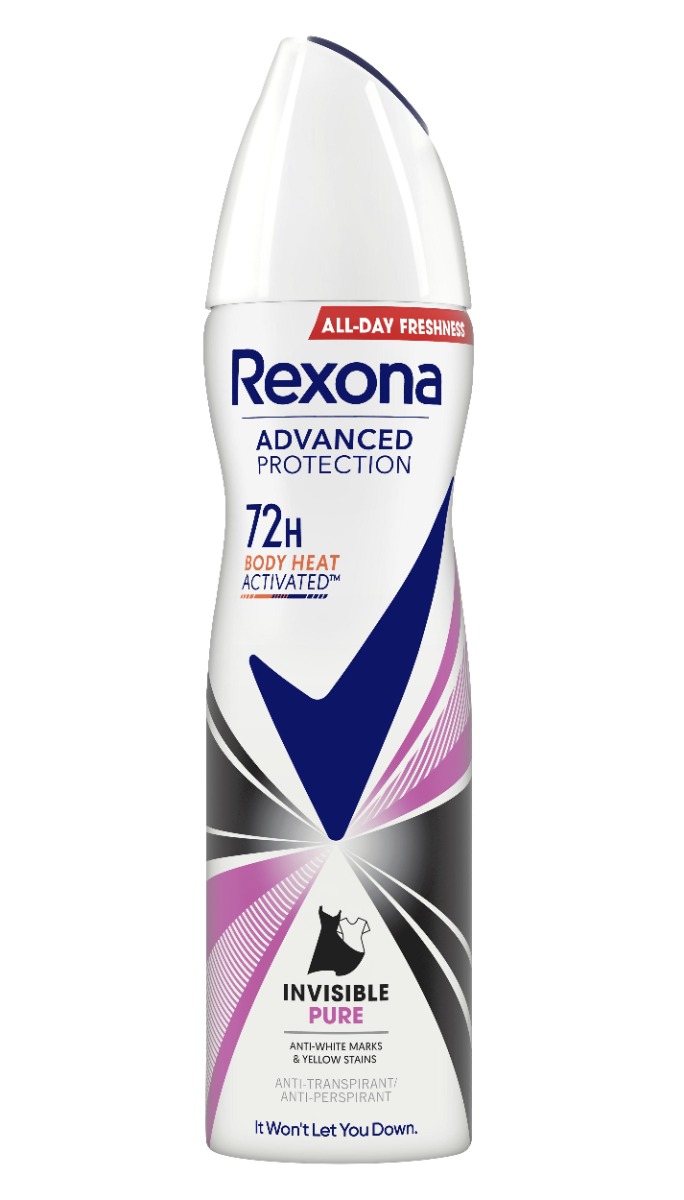 Rexona Invisible Pure Antiperspirant sprej 150 ml