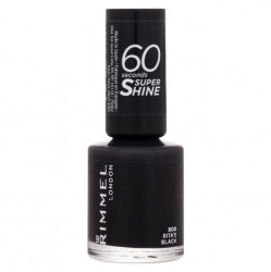 RIMMEL LONDON  60 Seconds Lak na nehty Super Shine 900 Rita´s Black 8 ml