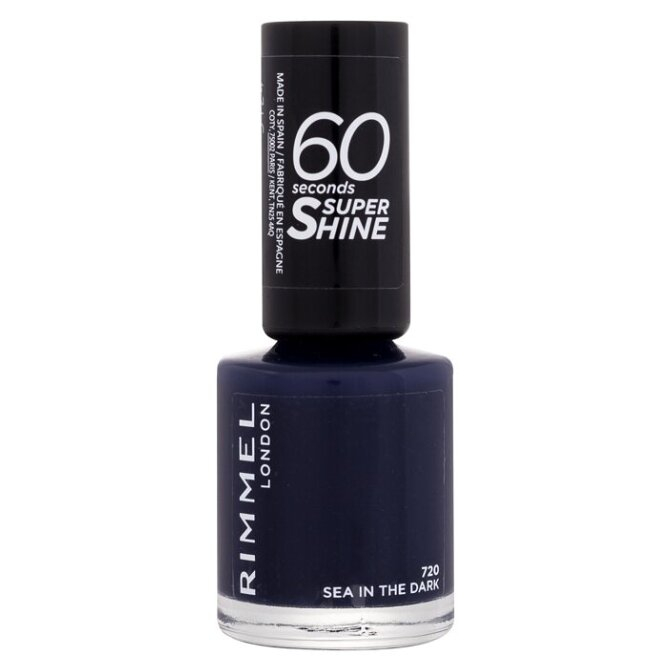 RIMMEL LONDON 60 Seconds Lak na nehty 720 Sea In The Dark 8 ml