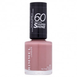 RIMMEL LONDON 60 Seconds Lak na nehty Super Shine 230 Mauve To The Music 8 ml