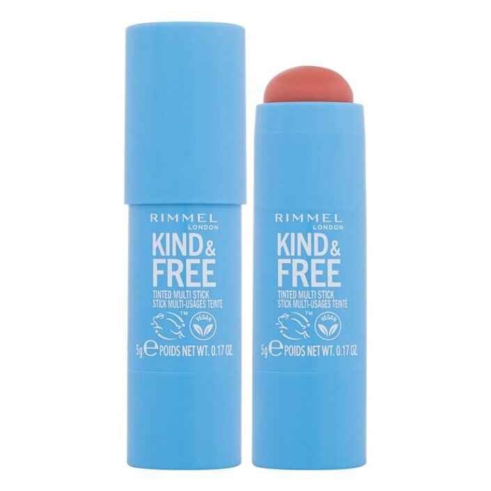 RIMMEL LONDON Kind & Free Tvářenka Tinted Multi 001 Caramel Dusk 5 g