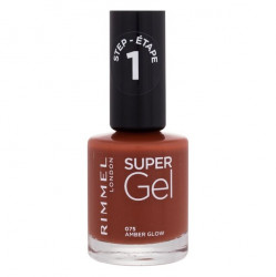 RIMMEL LONDON Super Gel lak na nehty Step1 075 Amber Glow 12 ml