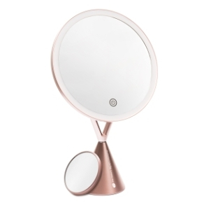 RIO ILLUMINATED MAKEUP MIRROR WITH 1x AND 5x MAGNIFICATION kosmetické zrcadlo