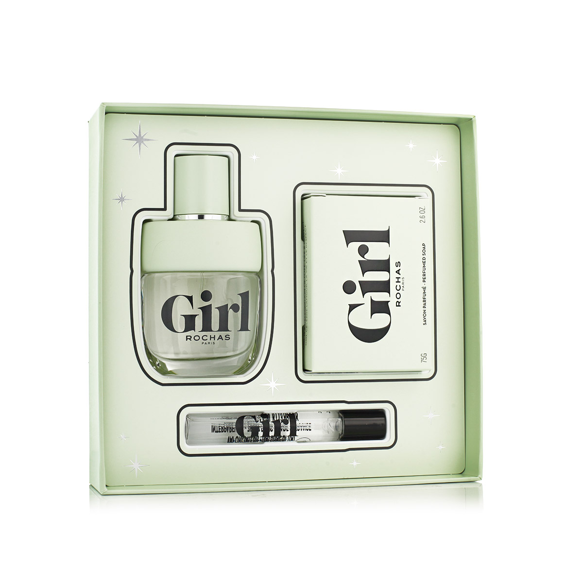 Rochas Girl EDT 60 ml + EDT MINI 7,5 ml + tuhé mýdlo 75 g W