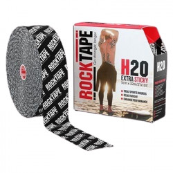 ROCKTAPE H2O Bulk kinesiologický tejp - design logo black 32 m