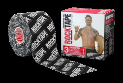 ROCKTAPE H2O Kinesiologický tejp - design logo black 5 m