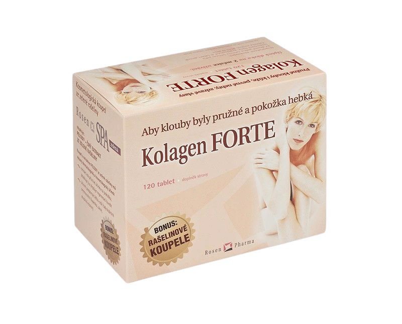 ROSEN Kolagen Forte tablety 120 + 2 Spa zelené rašelinová koupele 120 tablet