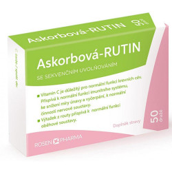 ROSEN PHARMA Askorbová - rutin 50 tablet