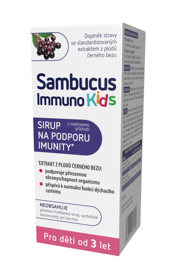 Sambucus Immuno Kids sirup 120 ml