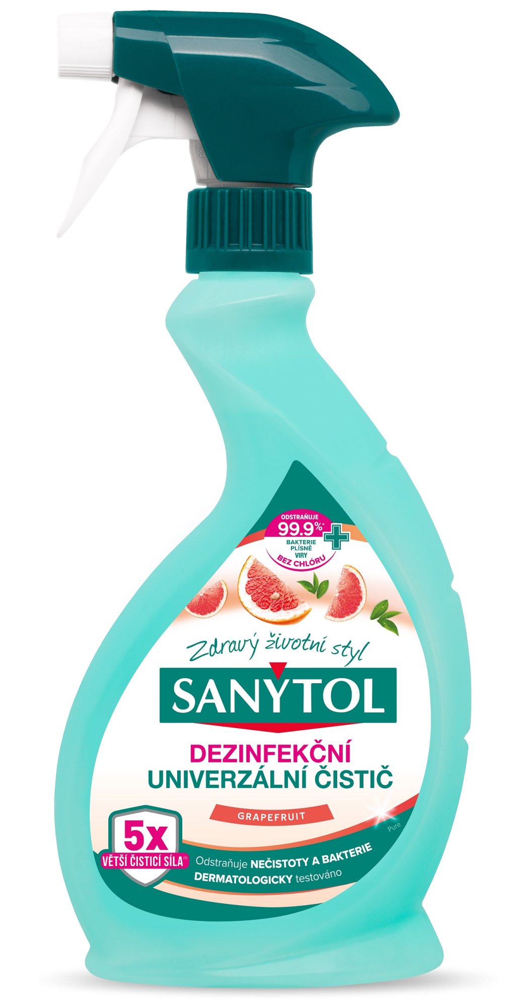 SANYTOL Dezinfekce univerzální čistič vůně grapefruitu 500 ml