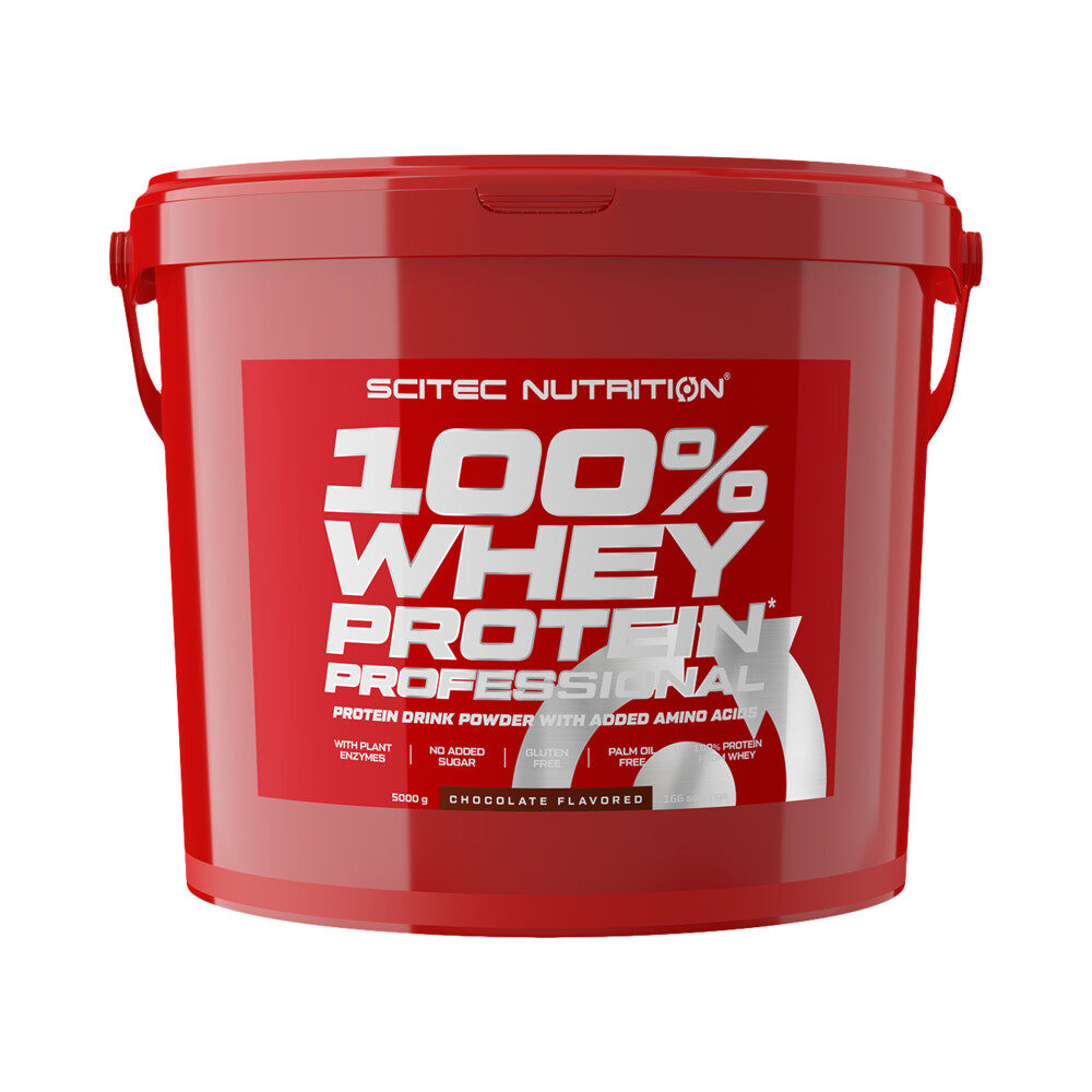 Scitec Nutrition 100% Whey Protein Professional 5000g - čokoláda, cookies cream