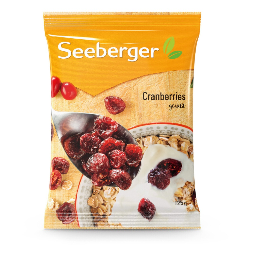 Seeberger Slazené brusinky 125 g