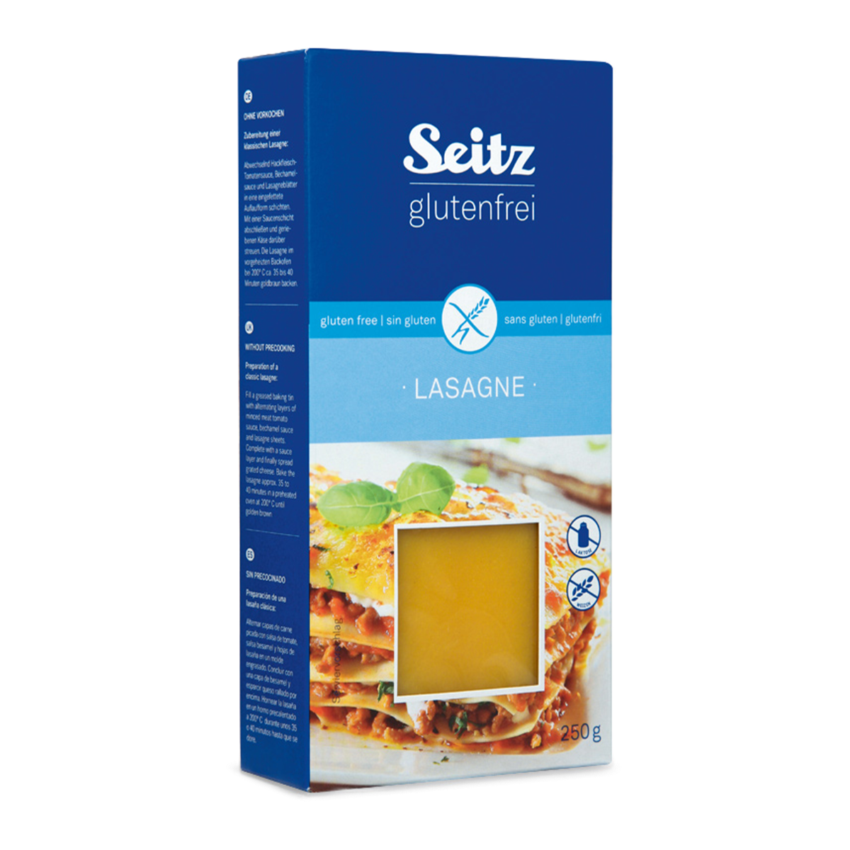 SEITZ Těstoviny Lasagne těstoviny bez lepku 250 g