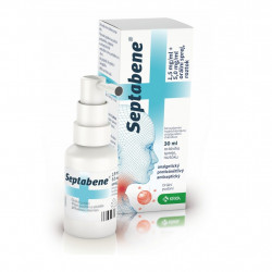 Septabene 1,5 mg/ml + 5,0 mg/ml orální sprej 30 ml