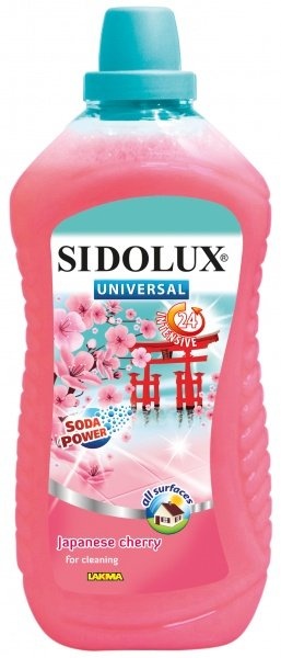 SIDOLUX Universal Květ japonské třešně Univerzální čistič na všechny povrchy a podlahy 1 l