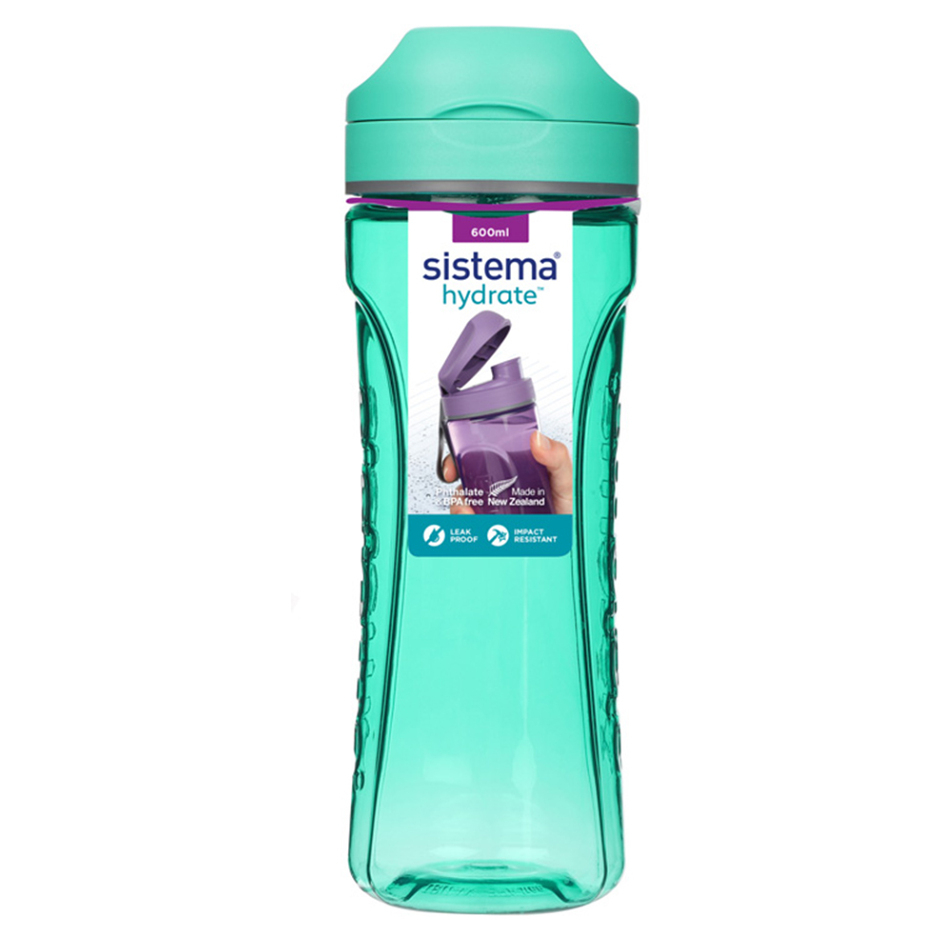 SISTEMA Hydrate Tritanová láhev Swift Flip Top zelená 600 ml