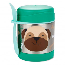 SKIP HOP Zoo termoska na jídlo se lžičko/vidličkou mopslík 12m+ 325 ml