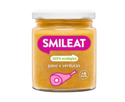 Smileat BIO příkrm krůta se zeleninou s extra panenským olivovým olejem 6M+ 230 g