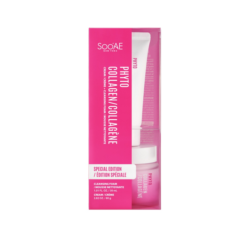 Soo'AE Phyto Collagen Sada krém & čistící pěna 80g+30ml