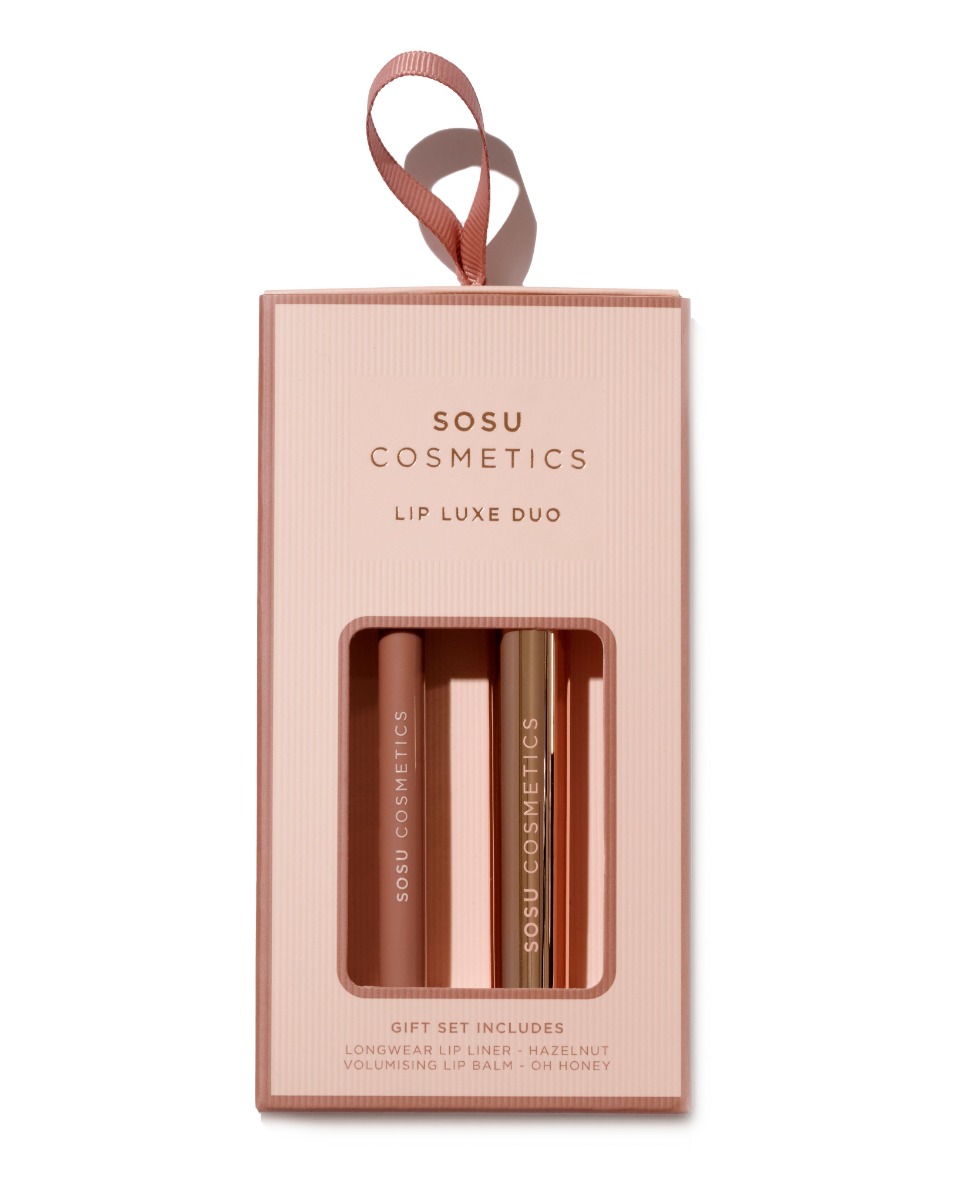 SOSU Cosmetics Hazelnut & Honey dárková sada na rty 2 ks