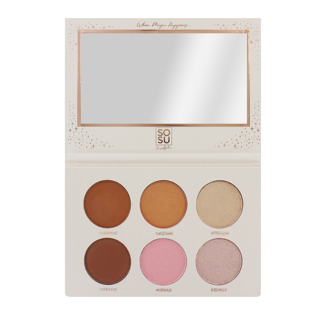 SOSU Cosmetics Radiant Magic paletka na obličej 12 g