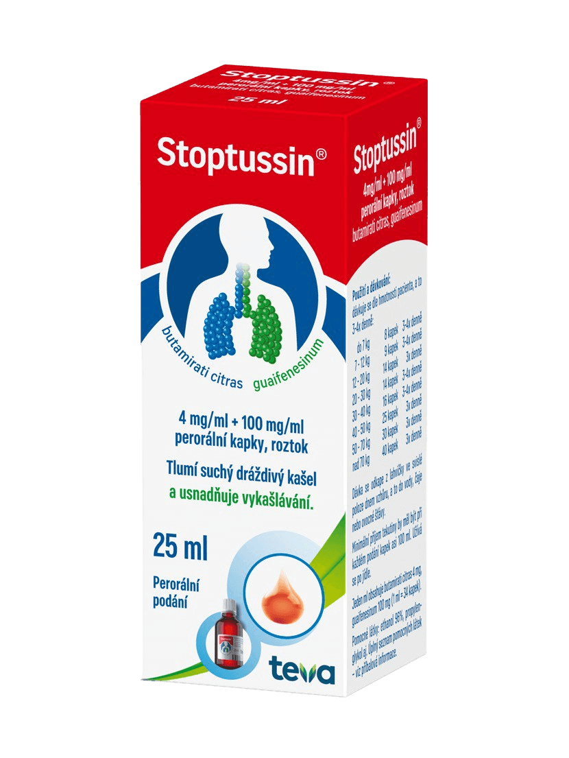 STOPTUSSIN , perorální kapky, roztok, 25 ml