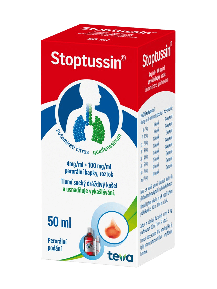 STOPTUSSIN Perorální kapky, roztok 50 ml