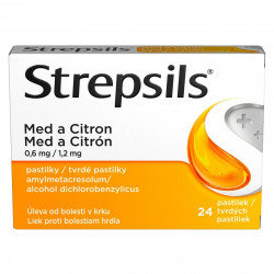 STREPSILS Med a citron 0,6 mg 24 pastilek