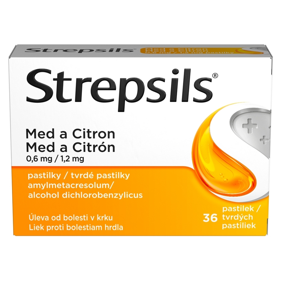 STREPSILS Med a citron 0,6 mg 36 pastilek