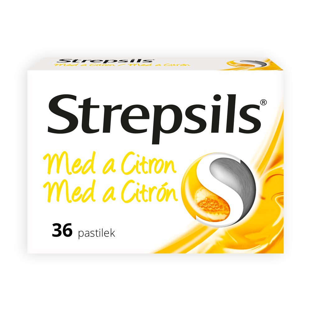 STREPSILS Med a Citron 36 pastilek