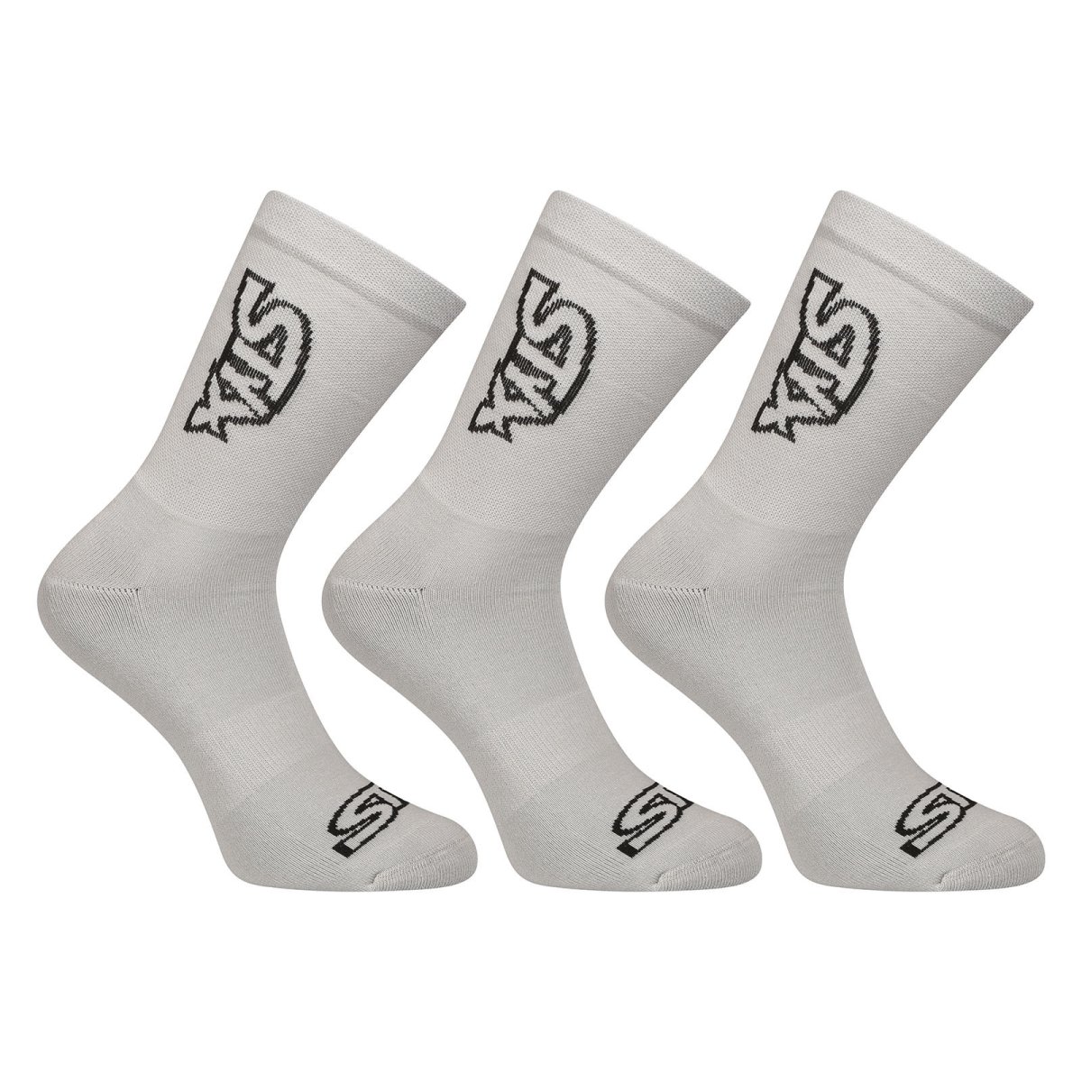 Styx 3PACK ponožky vysoké šedé (3HV1062) XL