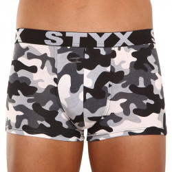 Styx Pánské boxerky art sportovní guma nadrozměr maskáč (R1457) 3XL