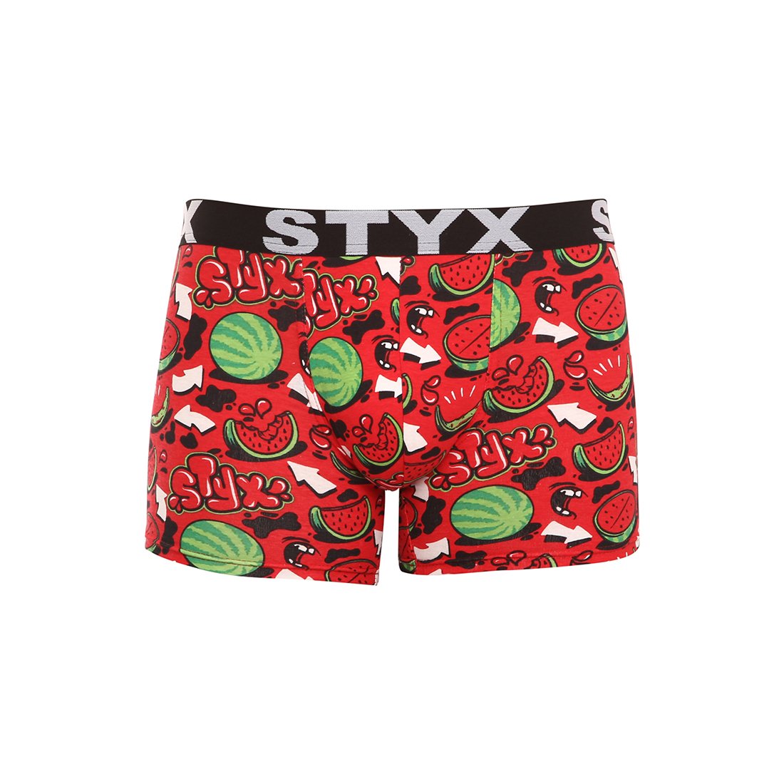 Styx Pánské boxerky long art sportovní guma melouny (U1459) XXL