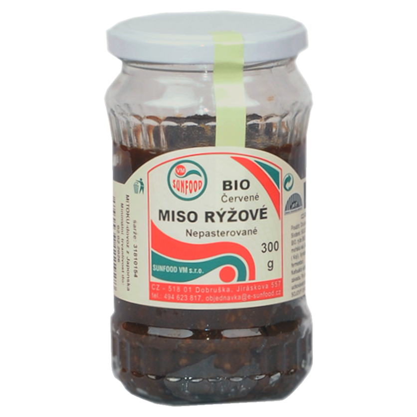 SUNFOOD Miso rýžové červené BIO 300 g