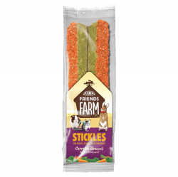 SUPREME Tiny Friends Farm Stickles mrkev a brokolice tyčinky 100 g 2 kusy