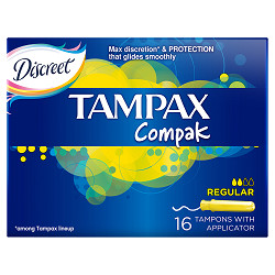 TAMPAX DH tampóny  Compak Economy Regular 16 ks