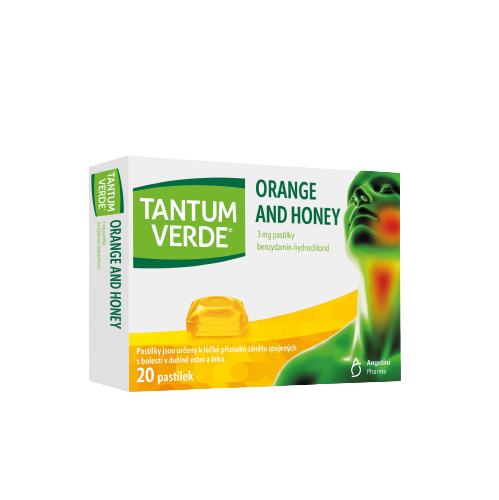 TANTUM VERDE Orange and Honey 3mg 20 pastilek