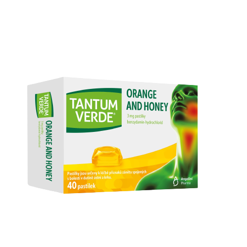 TANTUM VERDE Orange and Honey 3mg 40 pastilek