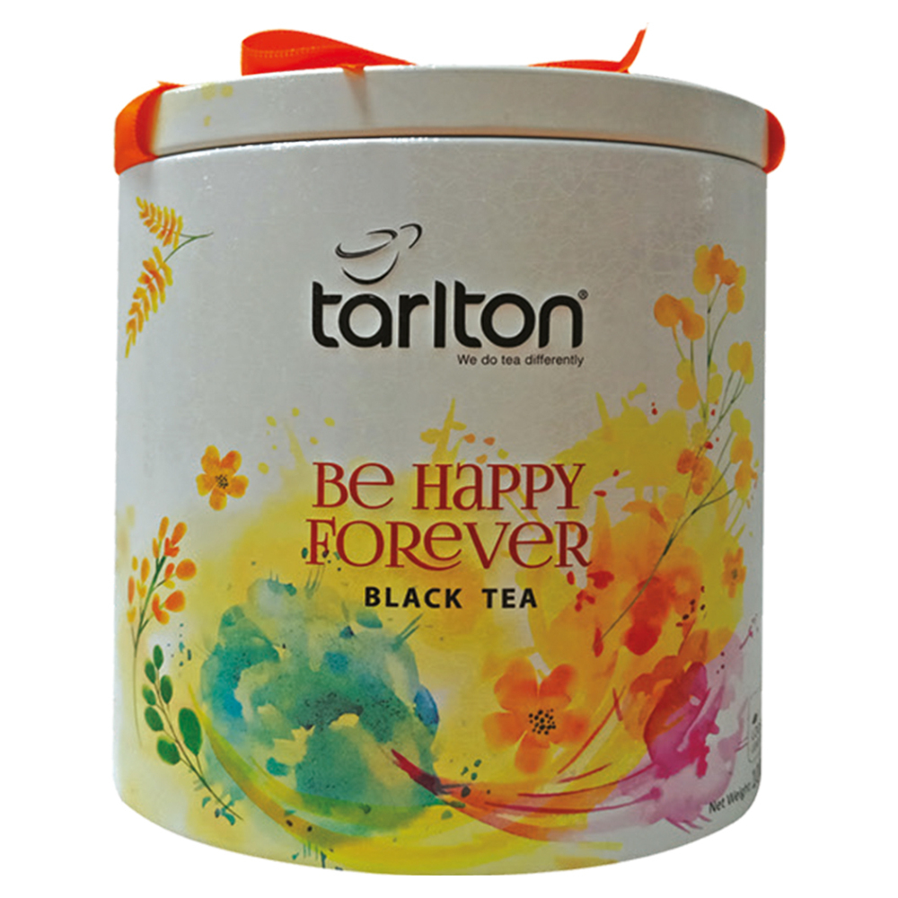 TARLTON Black tea ribbon be happy forever plech 100 g