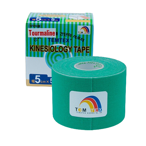 TEMTEX Tejp.  kinesio tape Tourmaline zelená 5cmx5m