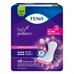 TENA Lady protect + maxi night inkontinenční vložky 6 kusů 760984