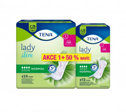 Tena Lady Slim Normal inkontinenční vložky 24 ks +50 % navíc