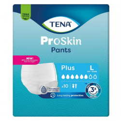 TENA Proskin pants plus inkontinenční kalhotky L 10 kusů